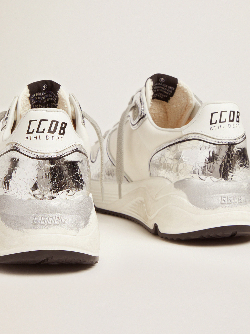 Women's Running Sole silver and white| Golden Goose
