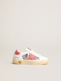 Junior May with red leather star and heel tab| Golden Goose