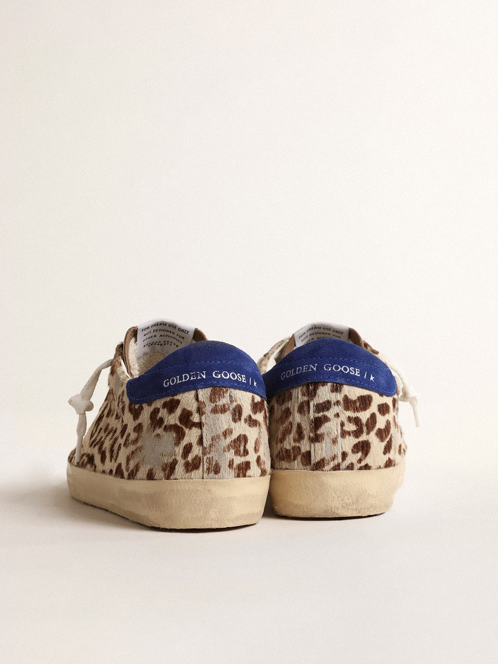 Super-Star LTD in pony skin with gold star and suede heel tab| Golden Goose