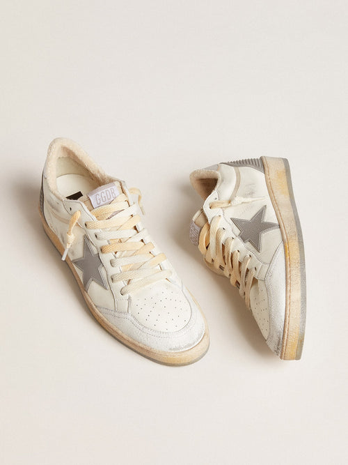 Ball Star in nappa with rubber star and silver leather heel tab| Golden Goose