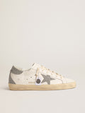 Super-Star with a silver Swarovski crystal star and heel tab| Golden Goose