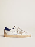 Women's blue and white Super-Star sneakers| Golden Goose