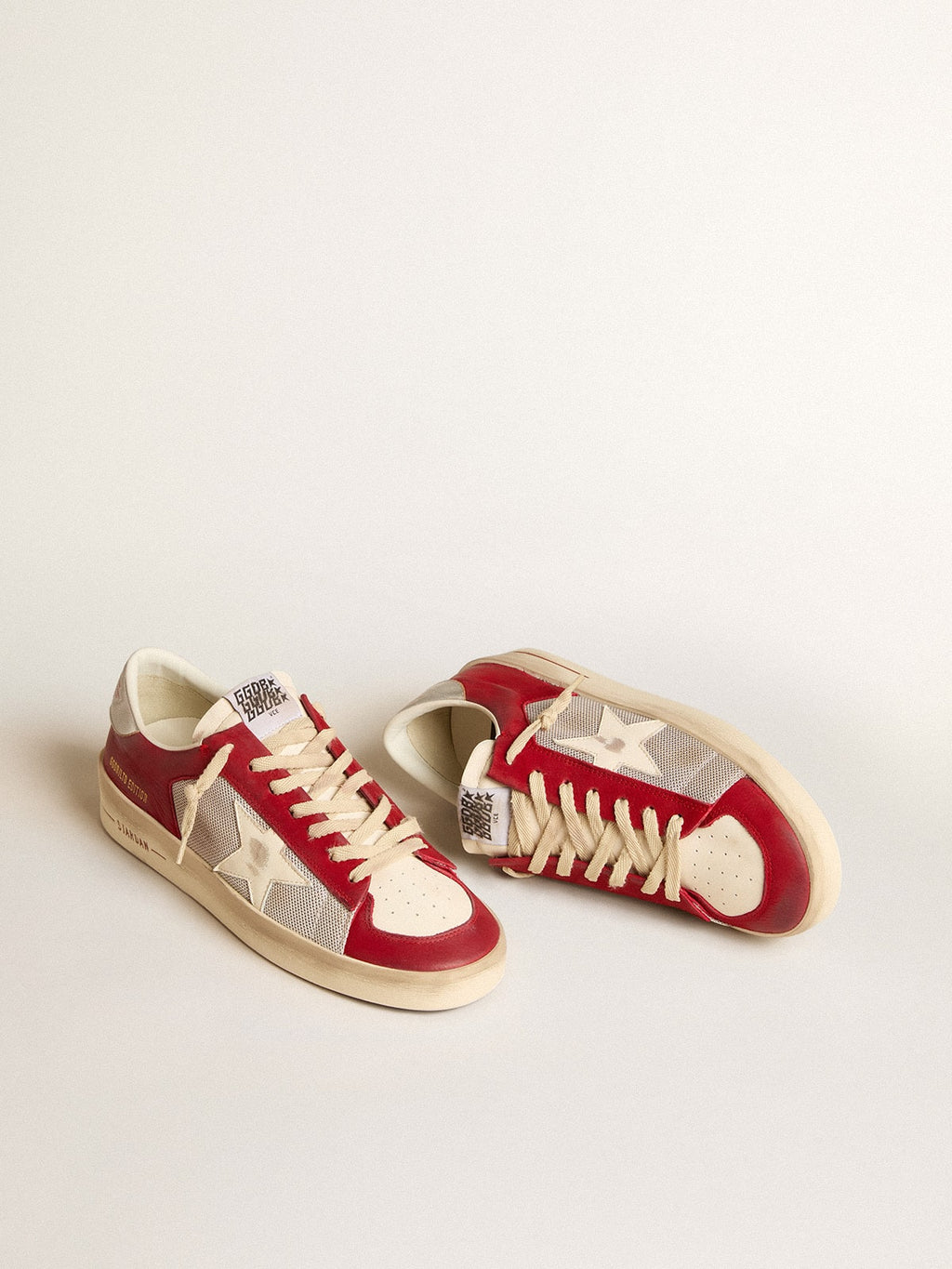 Stardan LTD in mesh and nubuck with nappa star and leather heel tab| Golden Goose