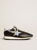 Women's Marathon with black nylon upper and white star| Golden Goose