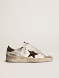 Women's Stardan in nappa and pony skin with brown suede star| Golden Goose
