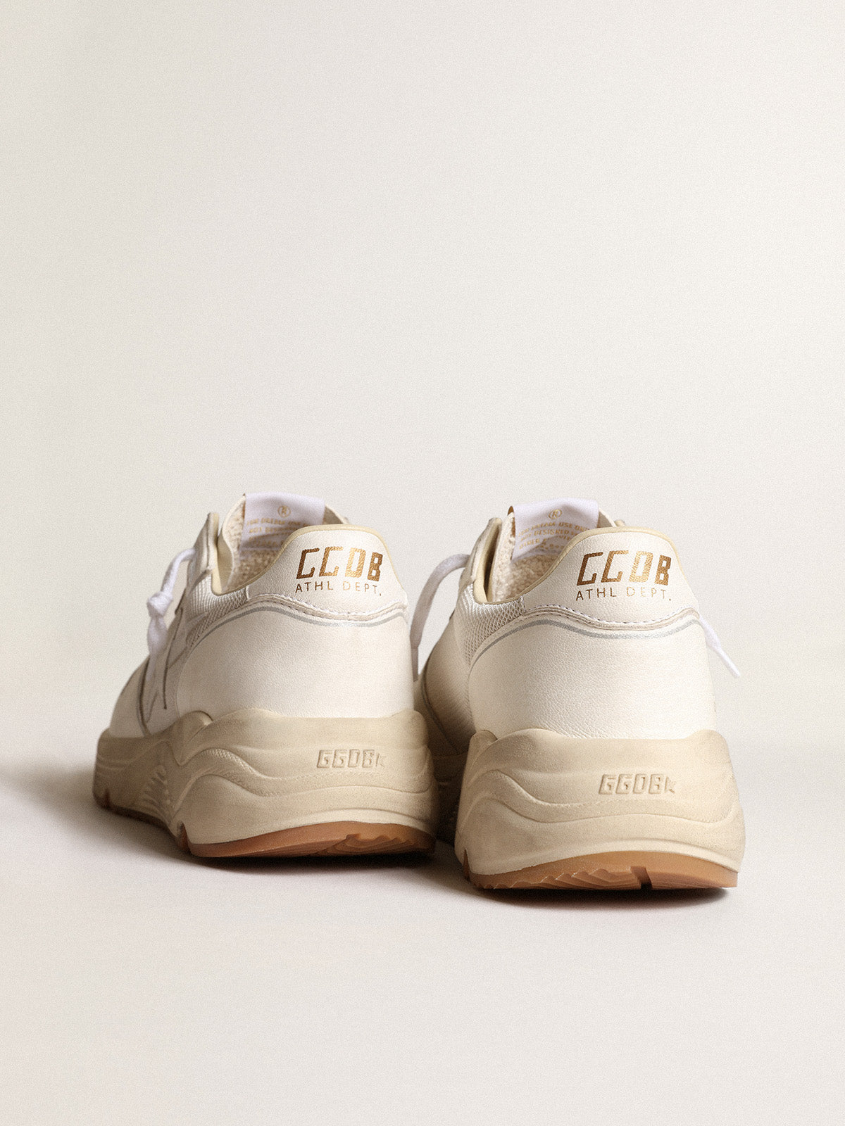 Running Sole in mesh and white nappa| Golden Goose
