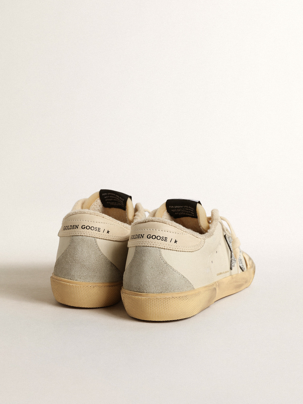 Super-Star LTD with black Swarovski crystal star| Golden Goose