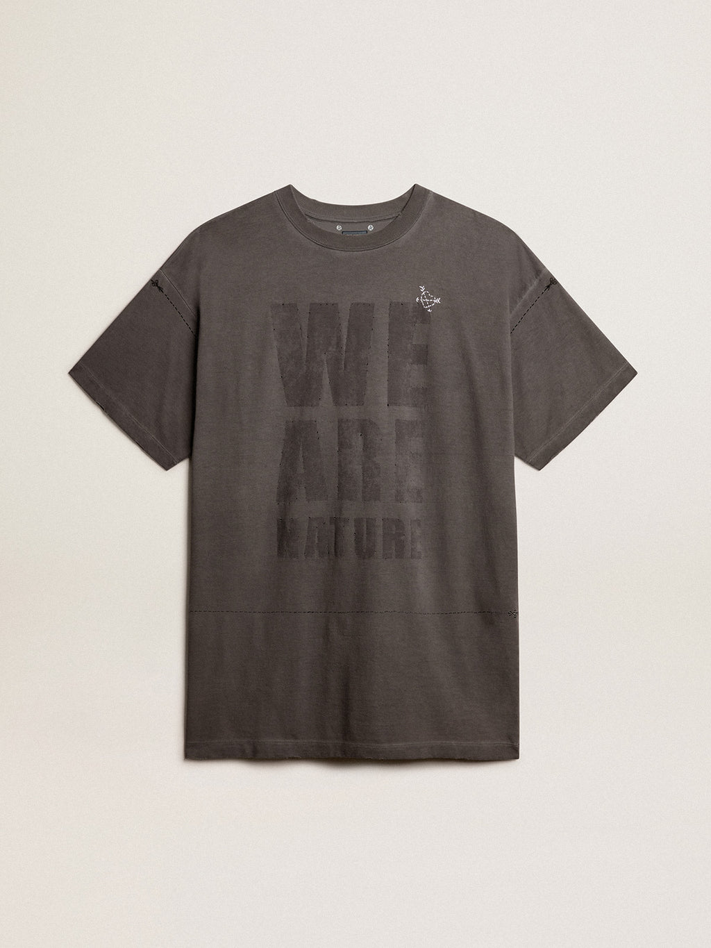 Exclusive HAUS of Dreamers T-shirt dress in anthracite| Golden Goose