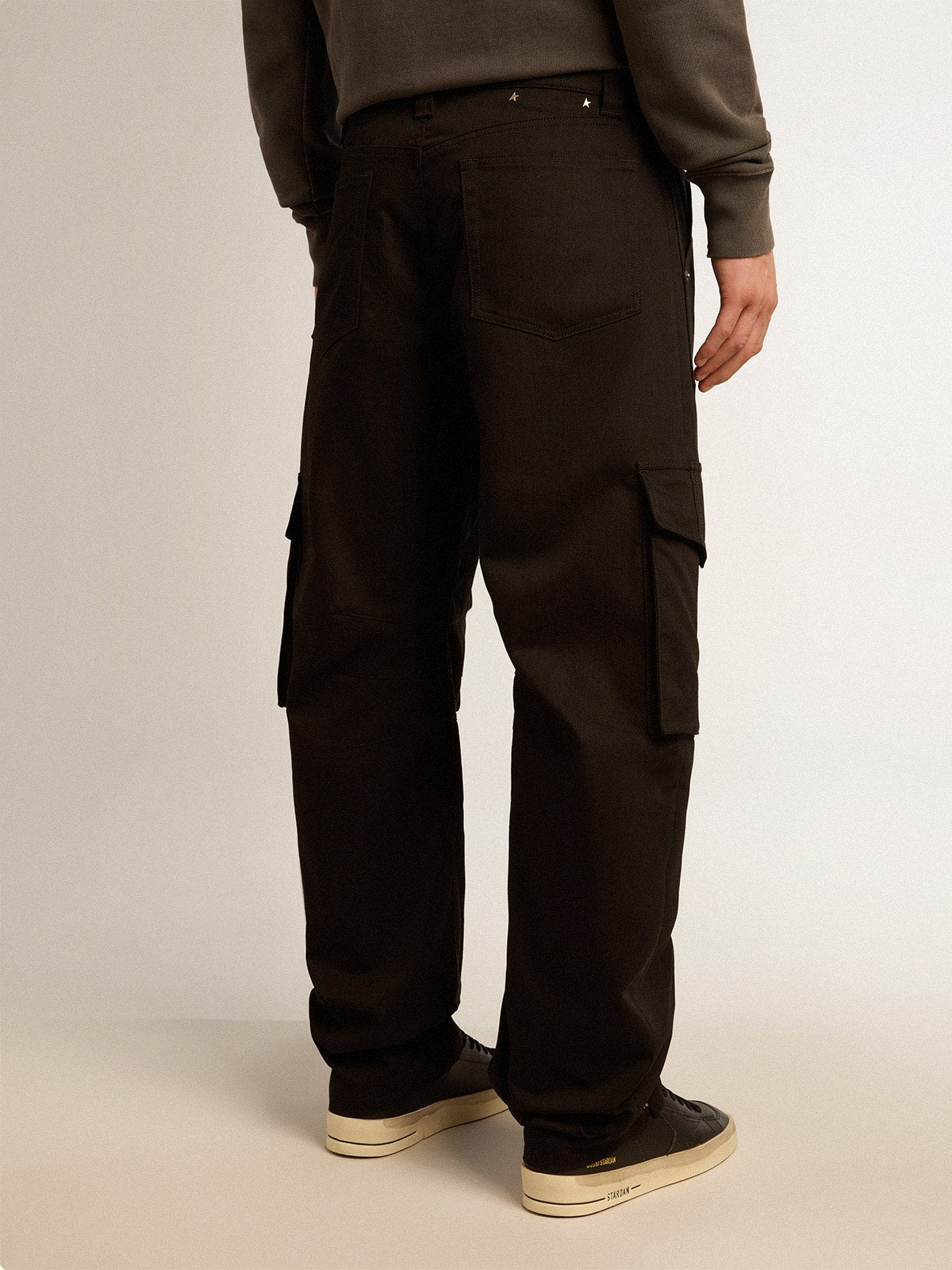 Black cargo pants| Golden Goose