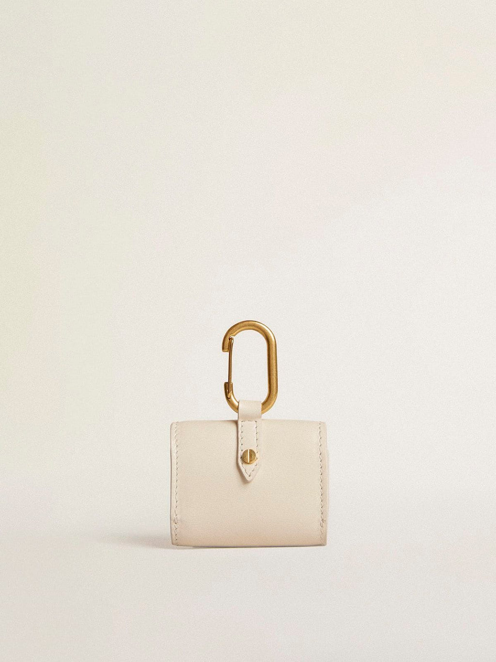 Worn white AirPod case| Golden Goose