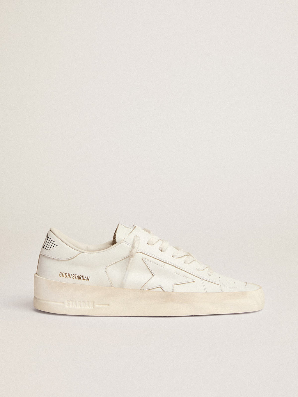 Men's Stardan in white leather| Golden Goose
