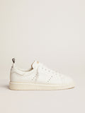 Men's Starter in leather with star on the heel tab| Golden Goose