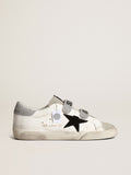 Old School with suede star and Swarovski crystal straps| Golden Goose
