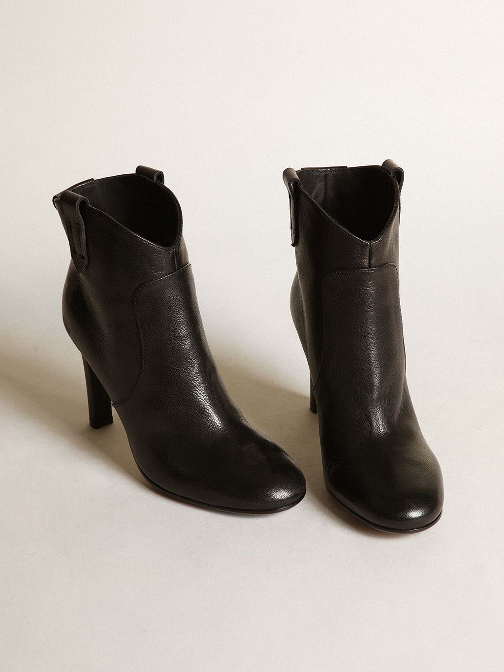 Black leather Kelsey ankle boots| Golden Goose