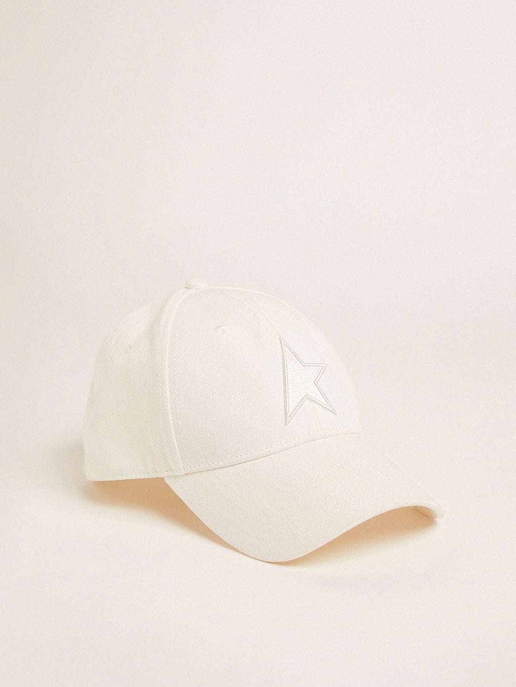 White baseball cap with star| Golden Goose