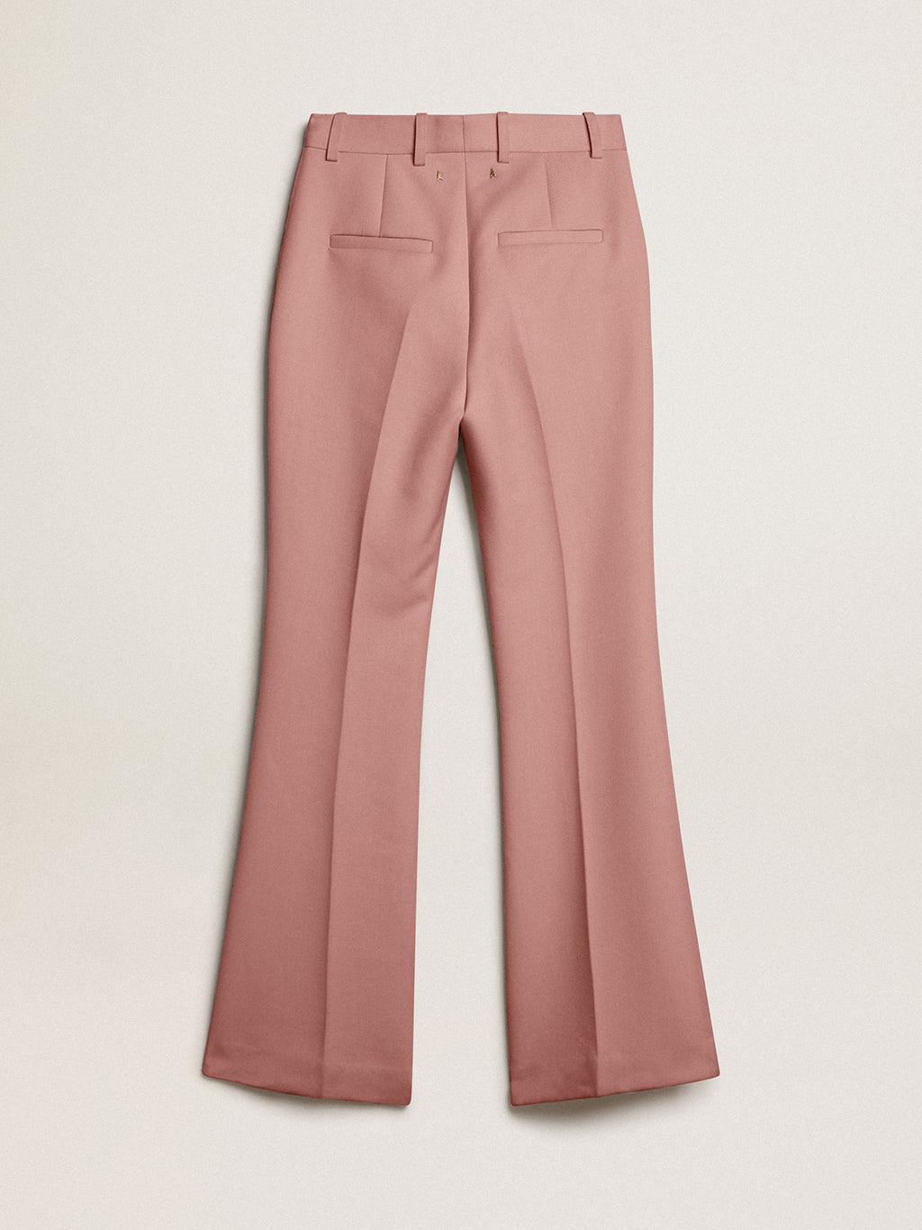 Pants in pink tailoring fabric| Golden Goose