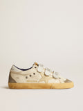 Women's Old School LAB in nappa with rubber star and suede inserts| Golden Goose