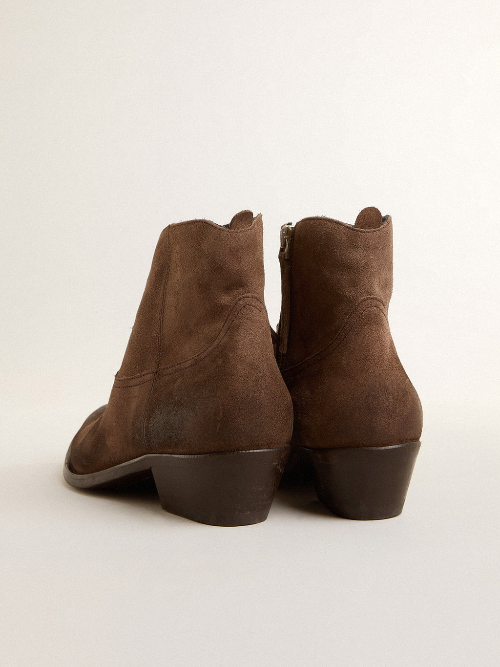 Young ankle boots in dark brown suede| Golden Goose