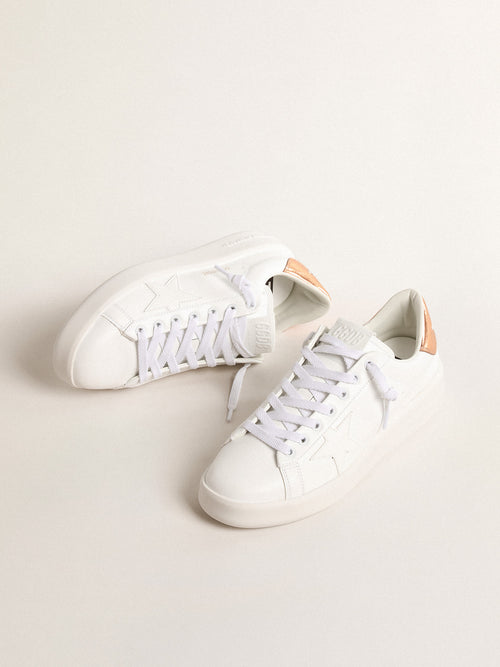 Bio-based Purestar with bronze metallic leather heel tab| Golden Goose