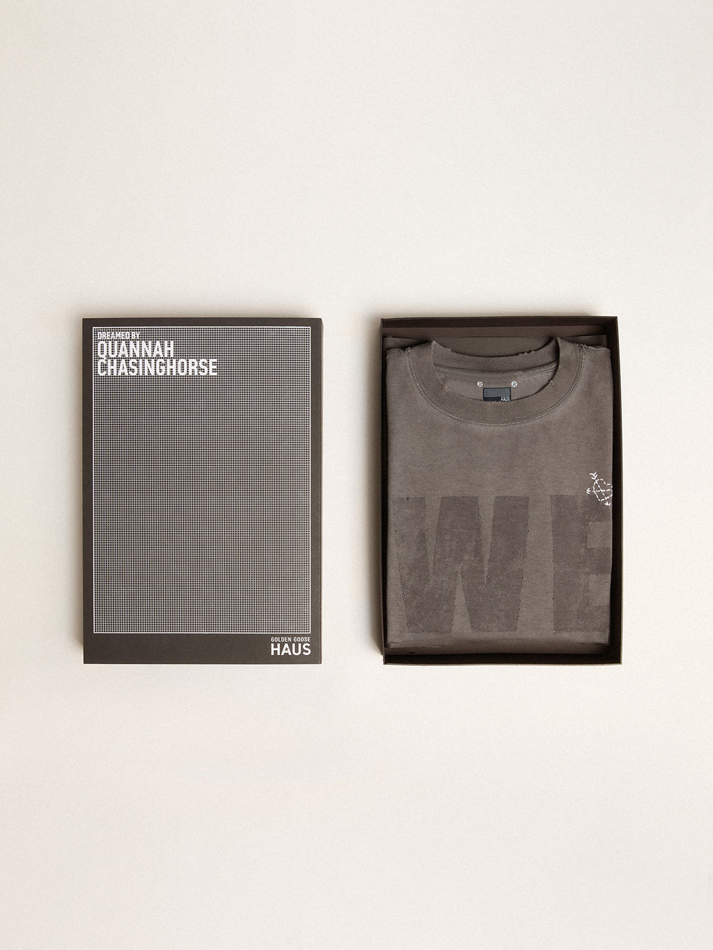 Exclusive HAUS of Dreamers T-shirt dress in anthracite| Golden Goose
