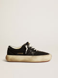 Men's Space-Star in nylon with black leather star and heel tab| Golden Goose