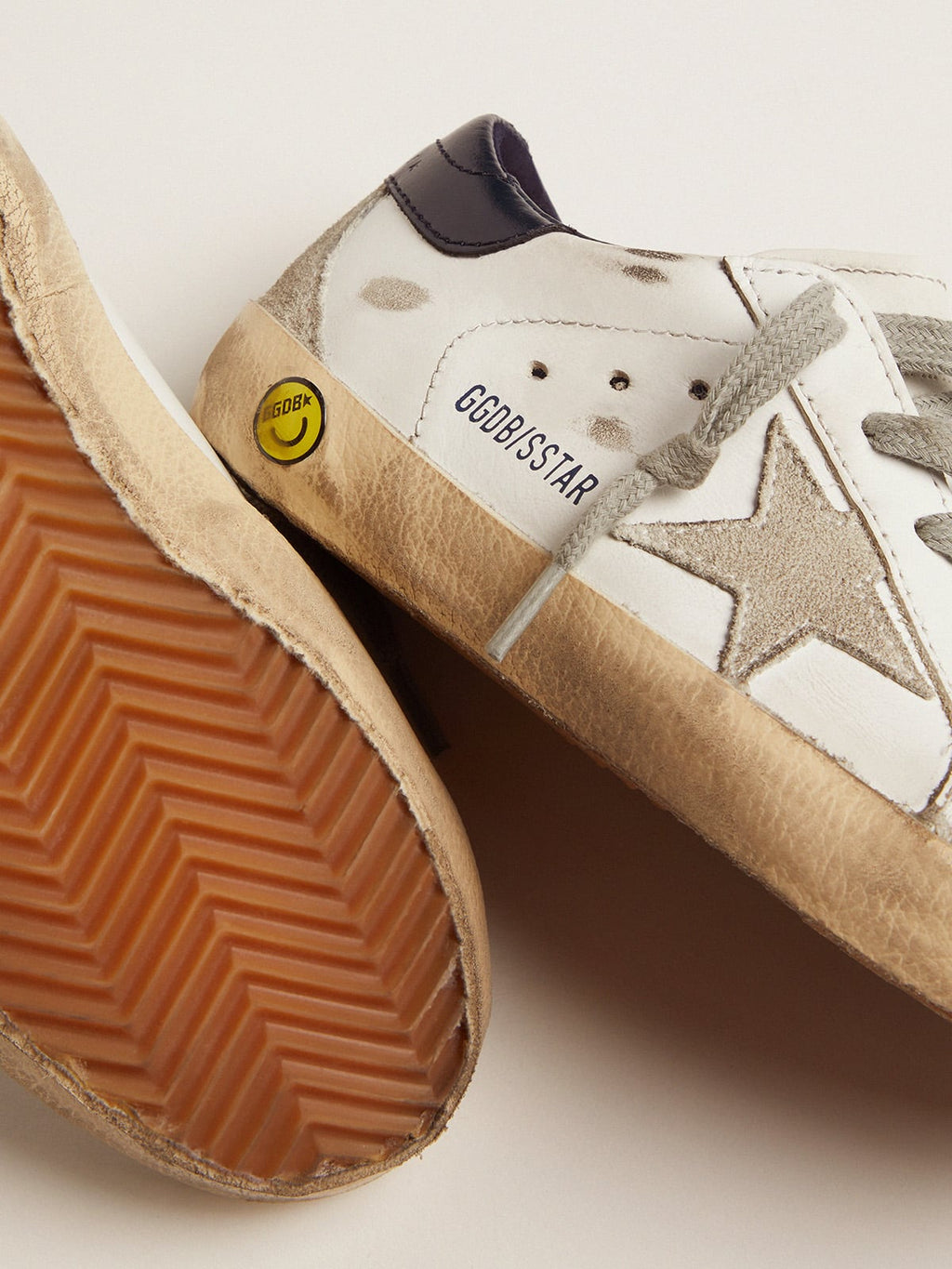 Super-Star Young with suede star| Golden Goose