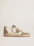 Men's Ball Star with dove-gray suede star and heel tab| Golden Goose