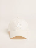 White baseball cap with star| Golden Goose
