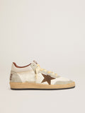 Ball Star LTD in nappa and nylon with suede star and inserts| Golden Goose
