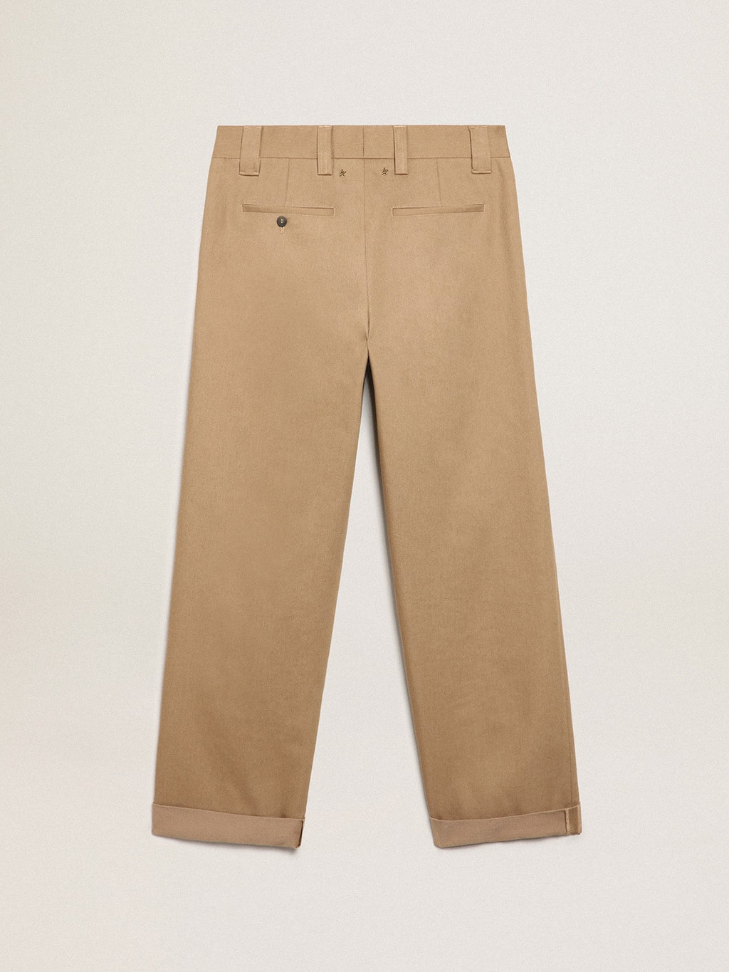 Beige khaki Golden Collection chinos| Golden Goose