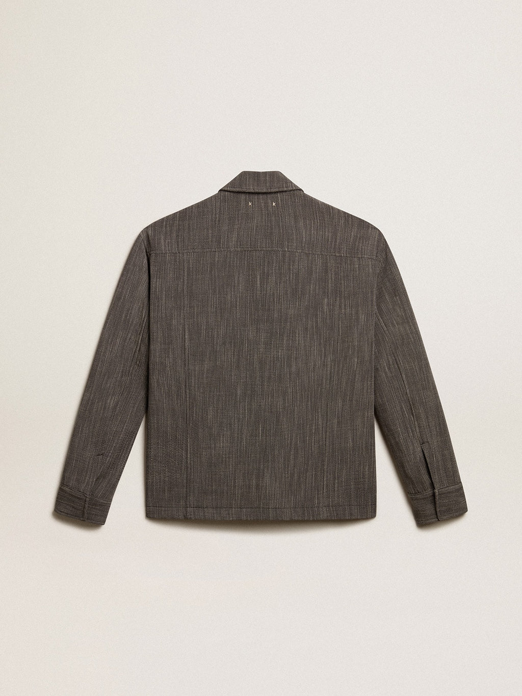 Men's wool blend coach jacket