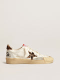 Ball Star in nappa with leopard-print pony skin star and heel tab| Golden Goose