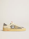 Men's Stardan in suede with sand star and silver crystal inserts| Golden Goose