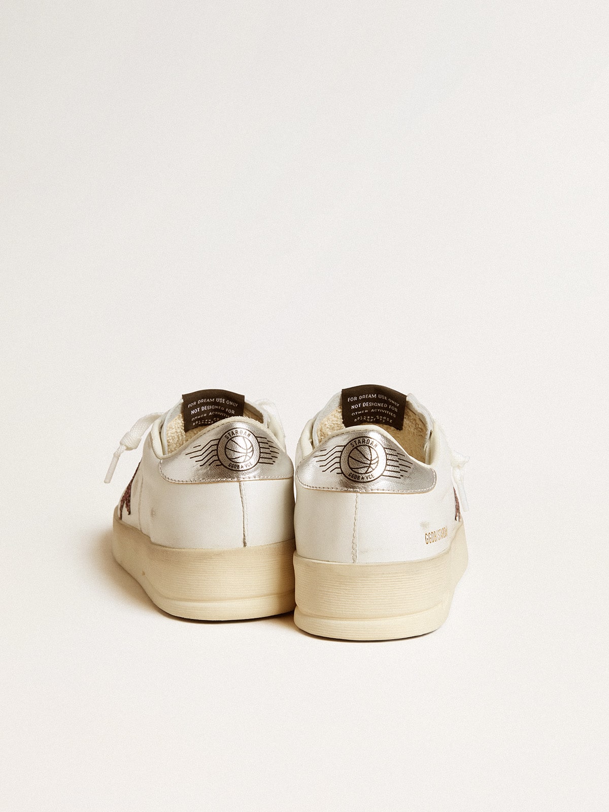 Stardan in nappa with glitter star and metallic leather heel tab| Golden Goose