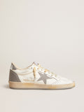 Ball Star in nappa with rubber star and silver leather heel tab| Golden Goose
