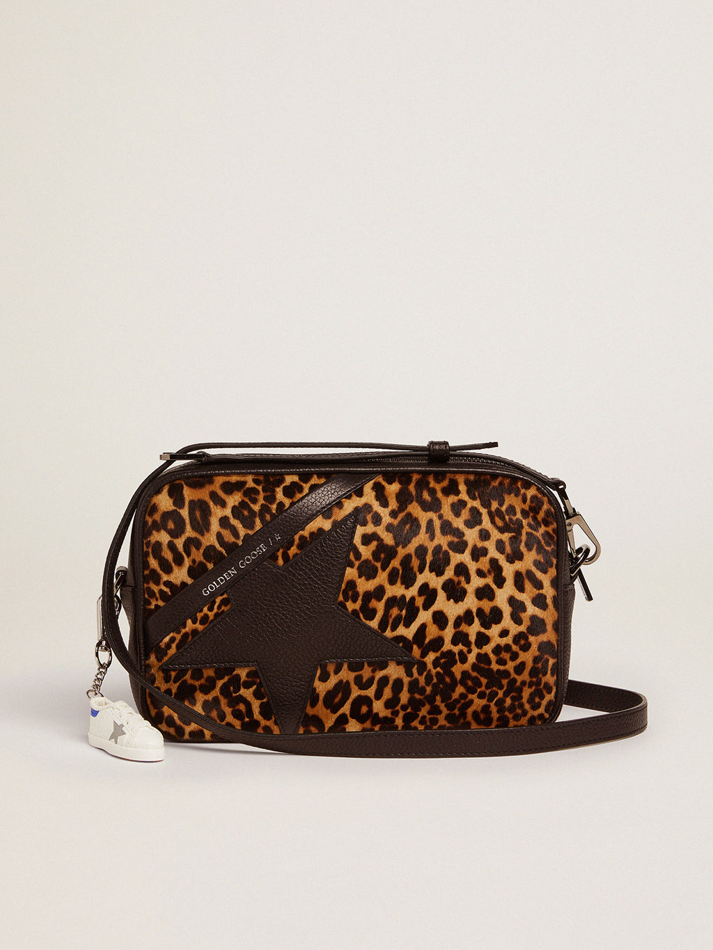 Women's Star Bag in leopard print pony skin| Golden Goose